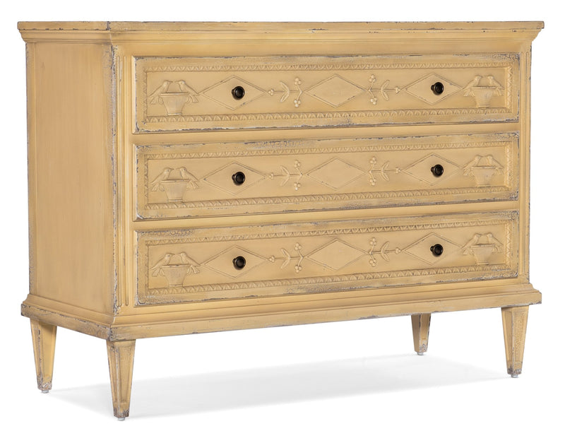 Charleston Three - Drawer Accent Chest - Al Rugaib Furniture