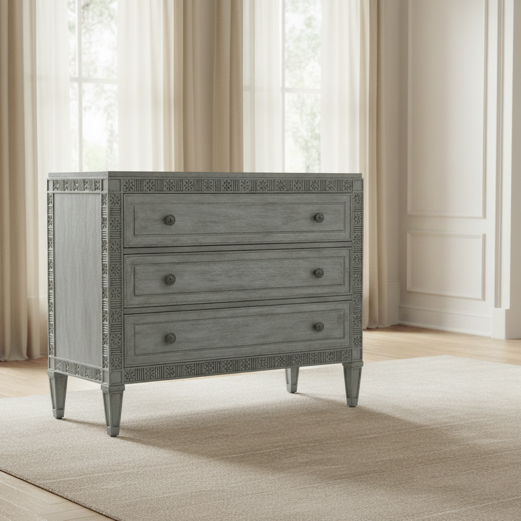 Charleston Three-Drawer Chest Cabinets & Chests| Hooker
