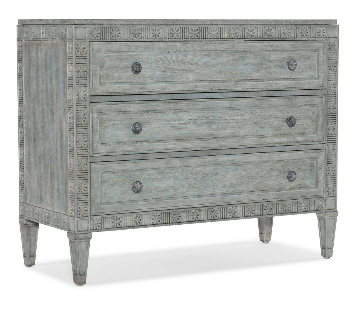 Charleston Three-Drawer Chest Cabinets & Chests| Hooker