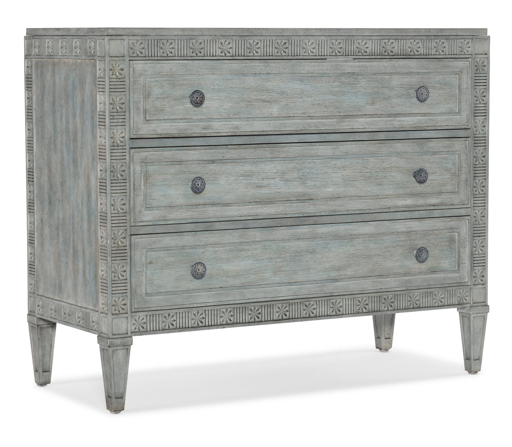 Charleston Three-Drawer Chest Cabinets & Chests| Hooker