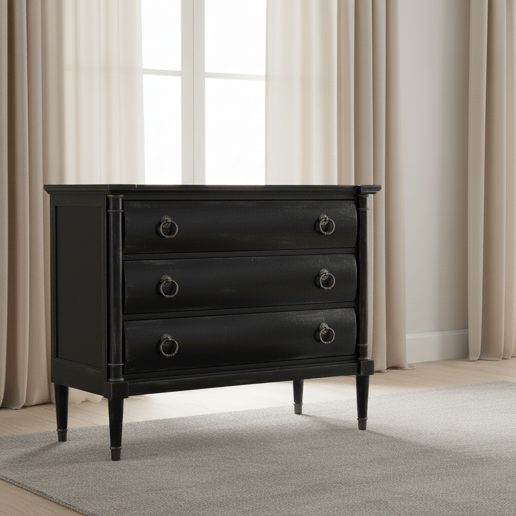 Charleston Three Drawer Chest - Armoire Base Cabinets & Chests| Hooker
