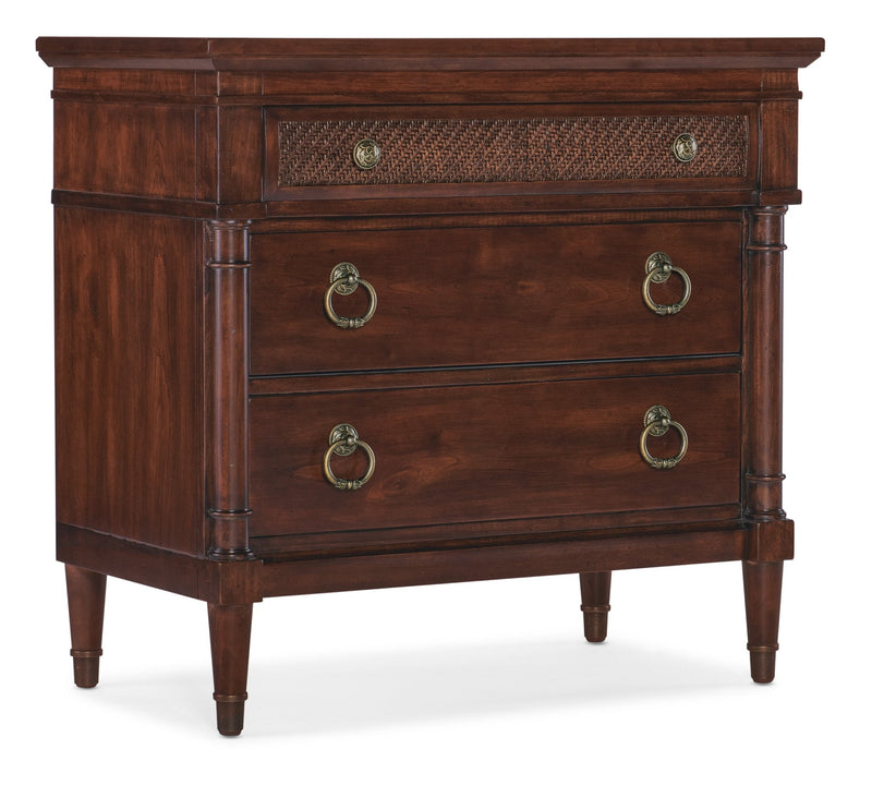 Charleston Three - Drawer Nightstand - Al Rugaib Furniture