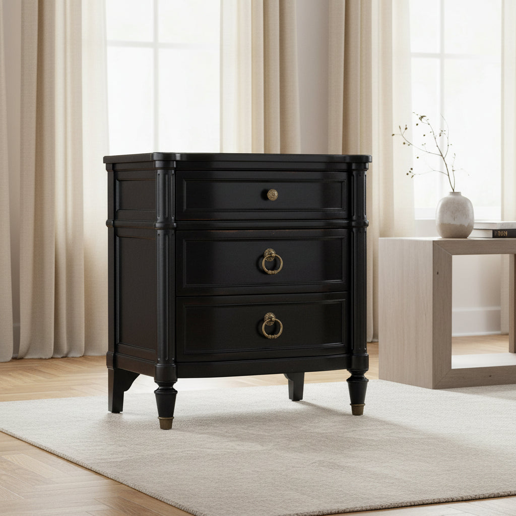 Charleston Three-Drawer Nightstand Nightstands| Hooker