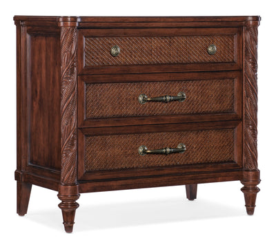 Charleston Three - Drawer Nightstand - Al Rugaib Furniture