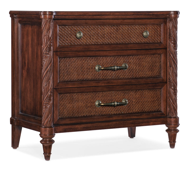 Charleston Three - Drawer Nightstand - Al Rugaib Furniture