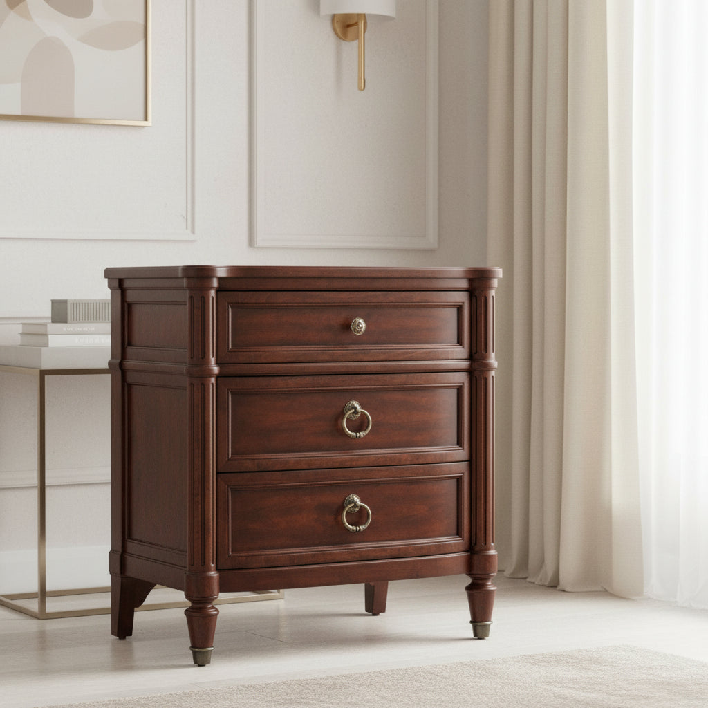 Charleston Three-Drawer Nightstand Nightstands| Hooker