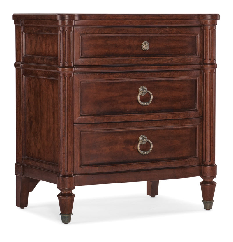 Charleston Three - Drawer Nightstand - Al Rugaib Furniture