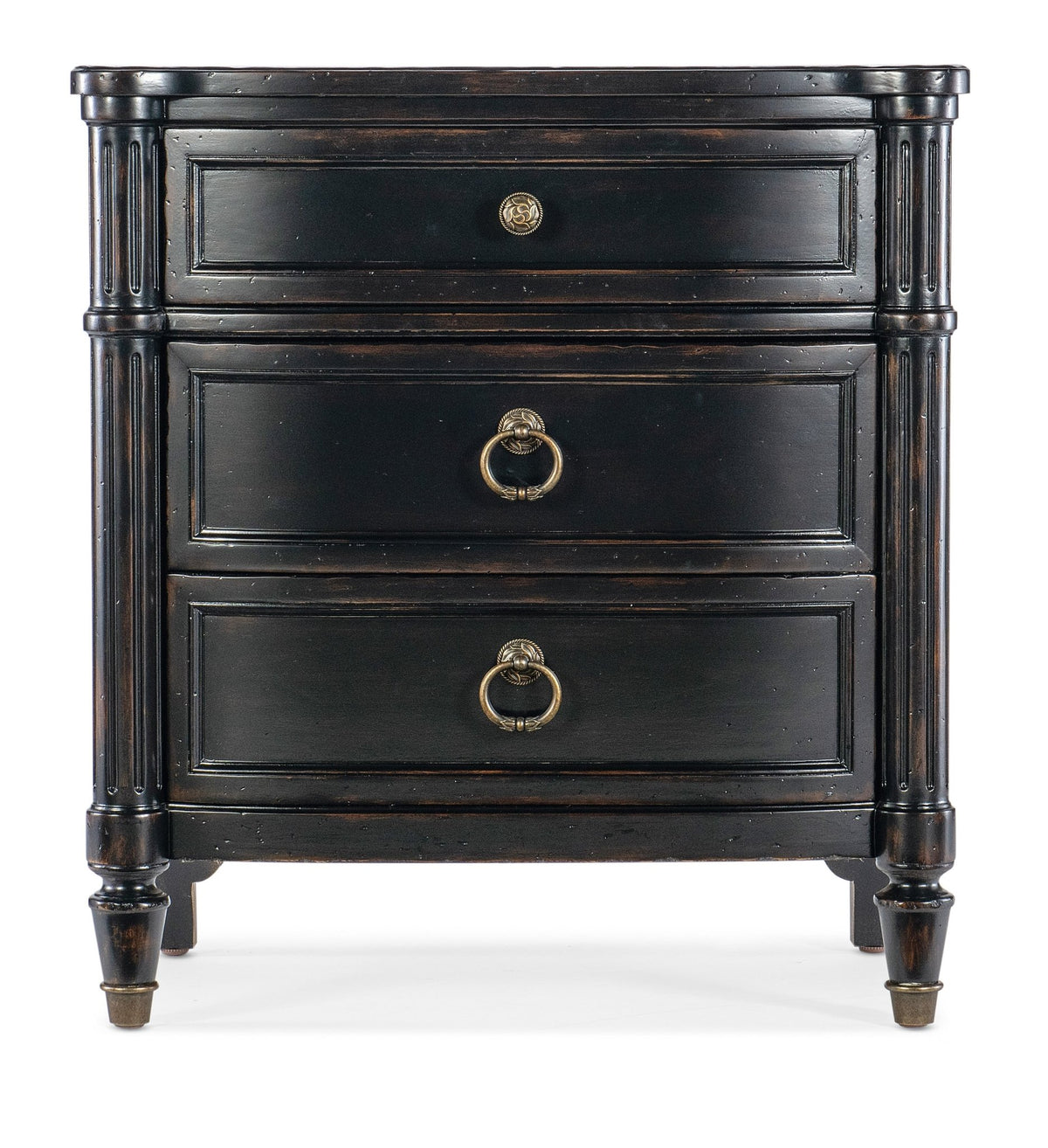 Charleston Three-Drawer Nightstand Nightstands| Hooker
