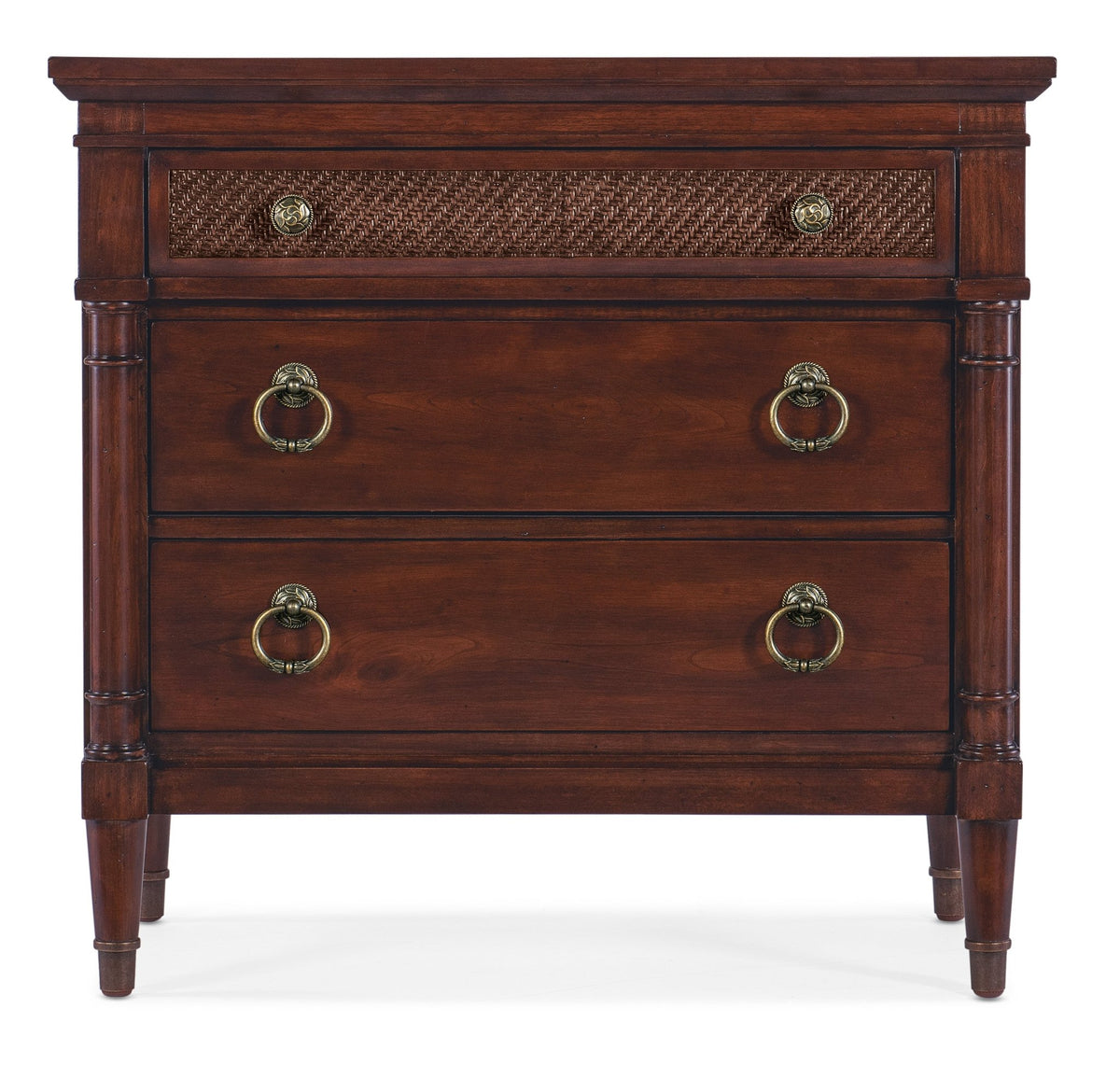 Charleston Three-Drawer Nightstand Nightstands| Hooker