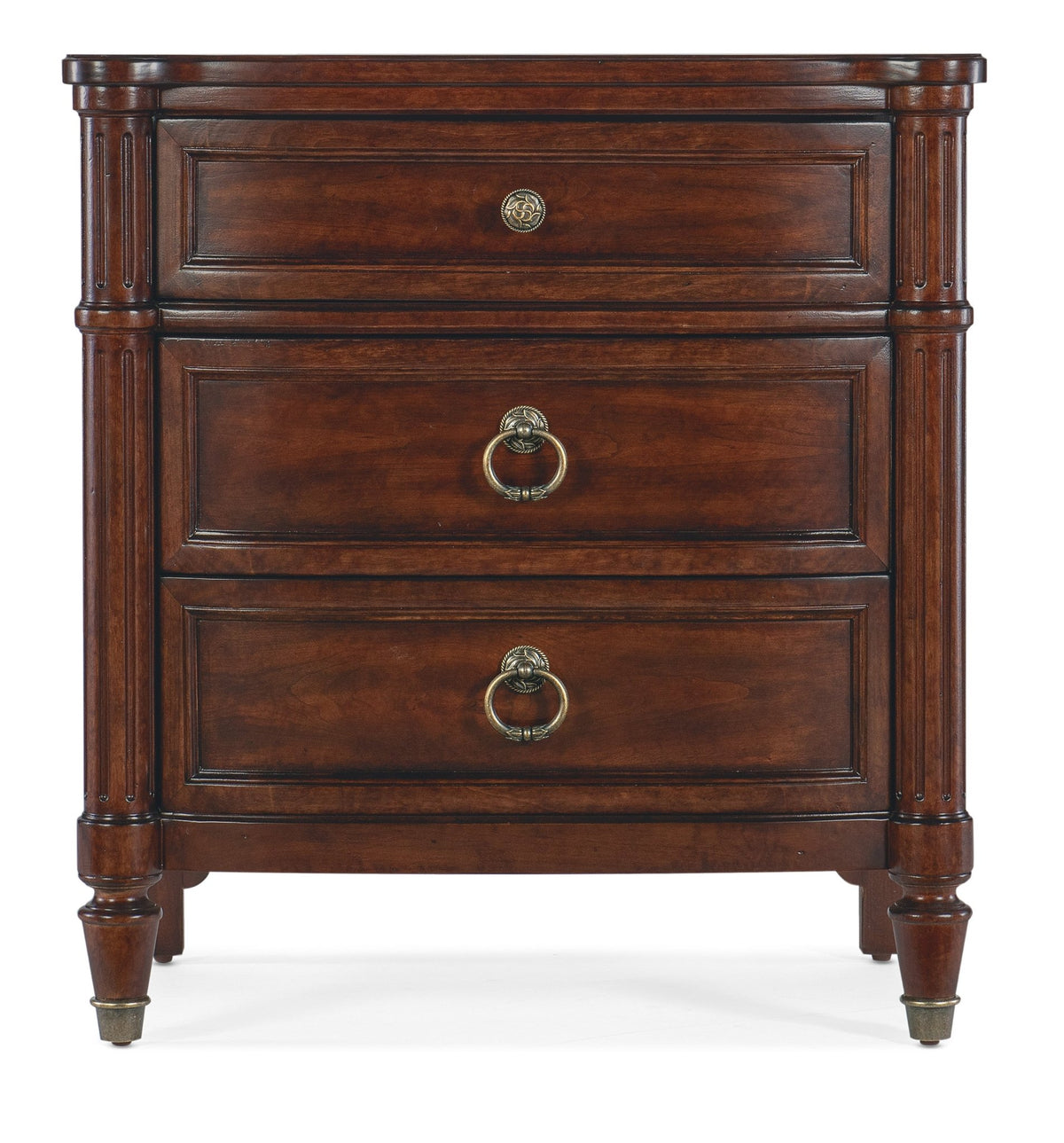 Charleston Three-Drawer Nightstand Nightstands| Hooker