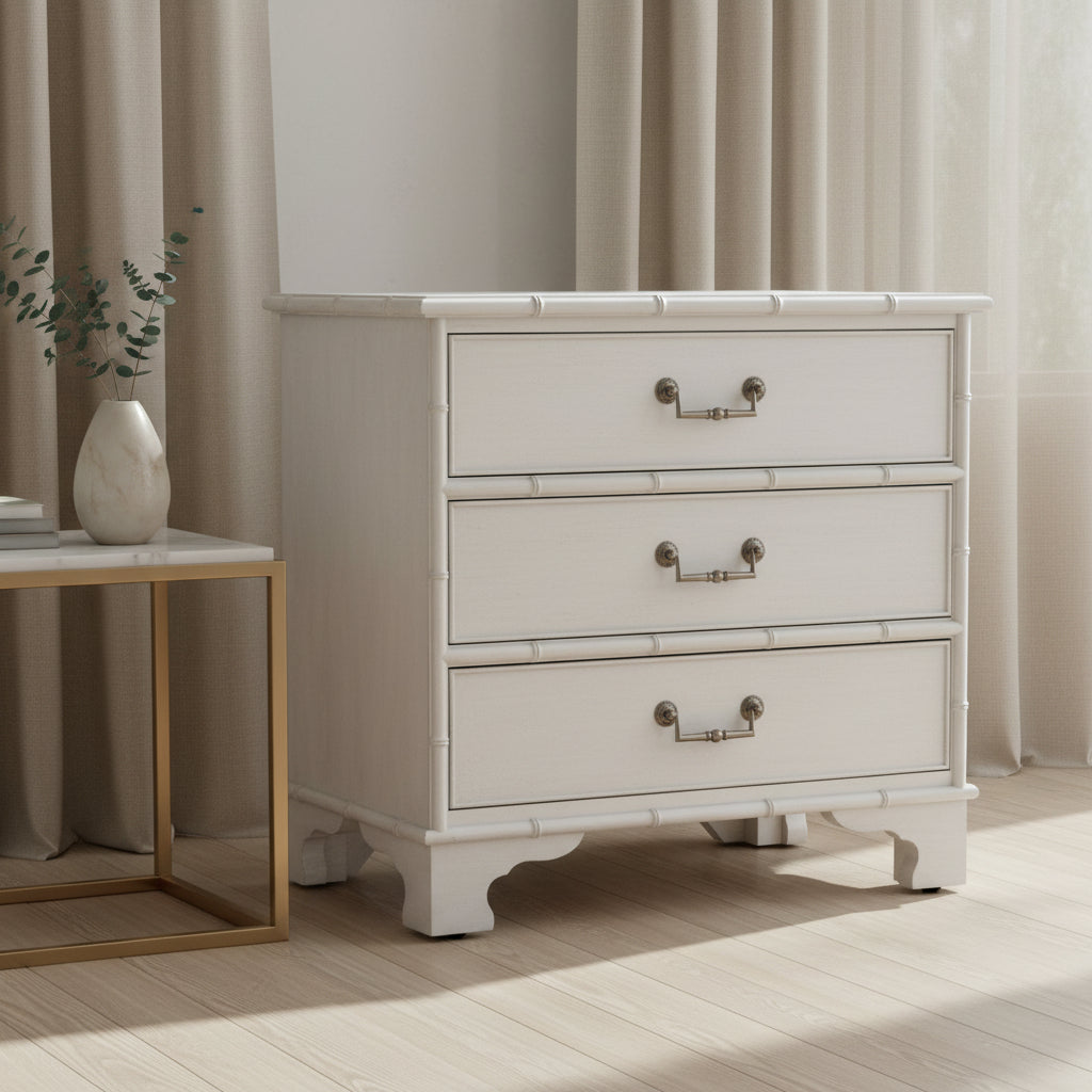 Charleston Three-Drawer Nightstand Nightstands| Hooker