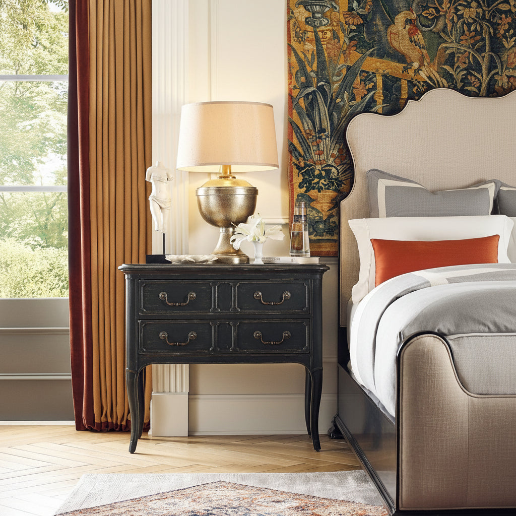 Charleston Two-Drawer Nightstand Nightstands| Hooker