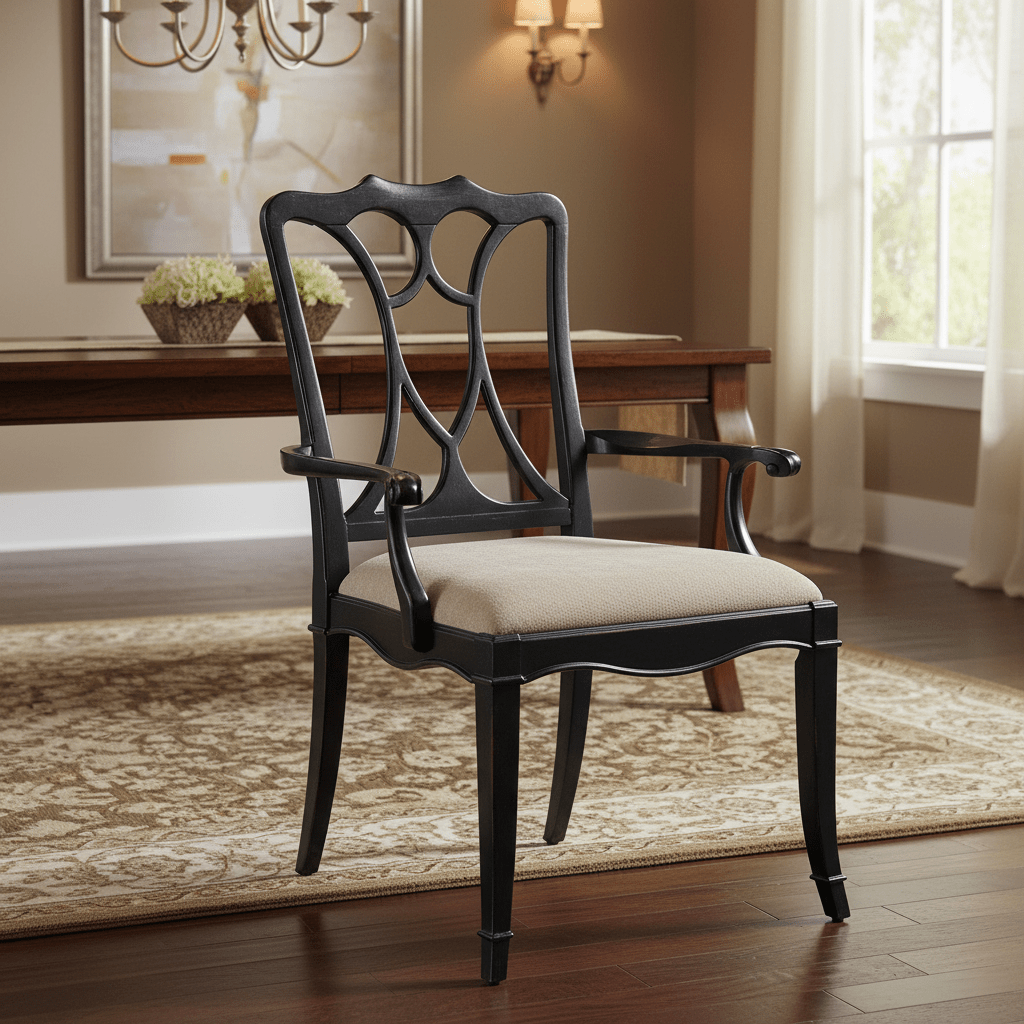 Charleston Upholstered Seat Arm Chair Chairs| Hooker