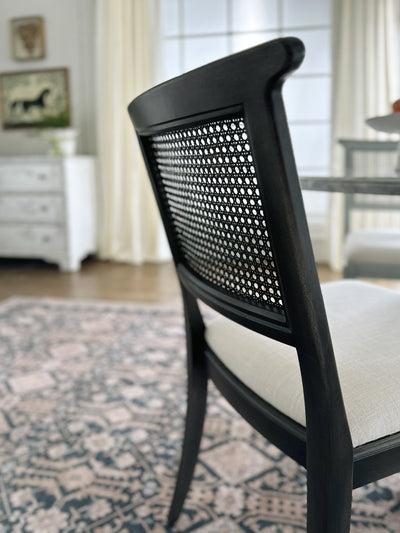 Charleston Upholstered Seat Side Chair - Al Rugaib Furniture