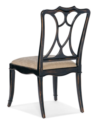 Charleston Upholstered Seat Side Chair - Al Rugaib Furniture