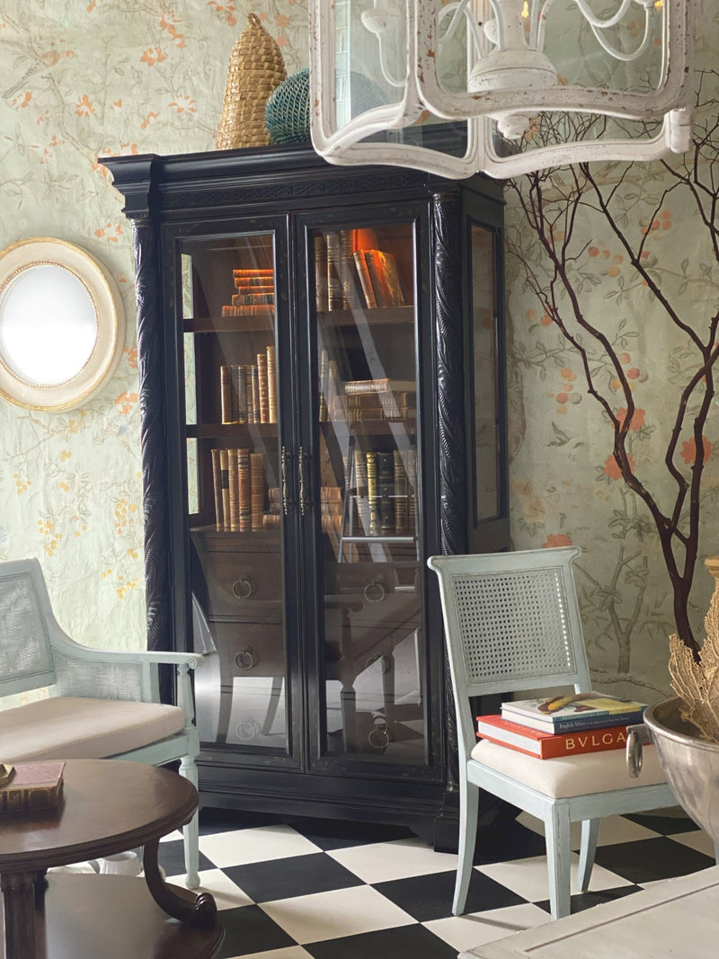 Charleston Upholstered Seat Side Chair - Al Rugaib Furniture