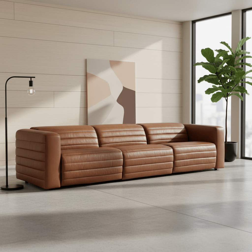 Chatelain 3-Piece Sofa with Power Recline & Power Headrest Sofas & Loveseats| Hooker