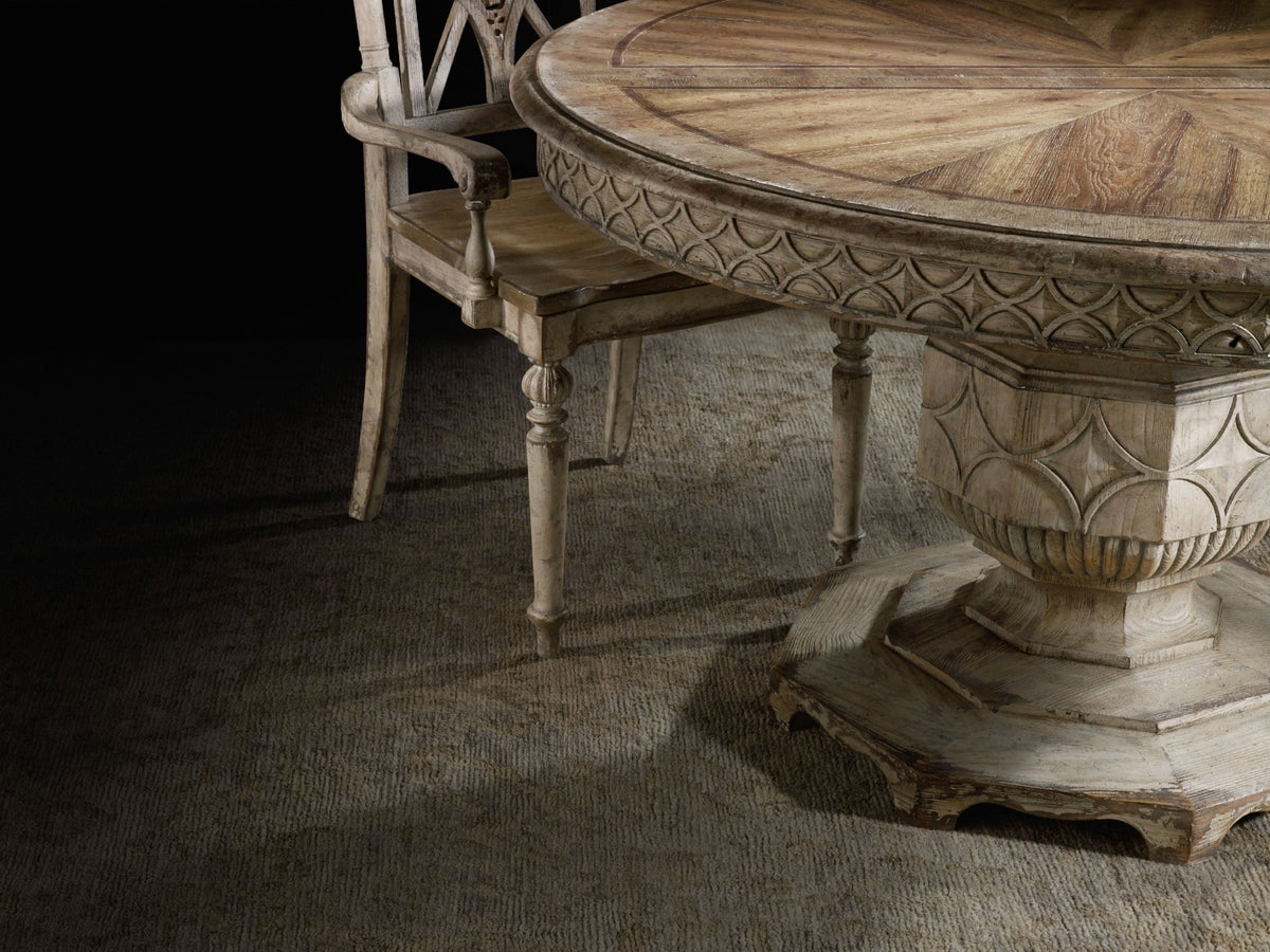 Chatelet Round Dining Table with One 20'' Leaf Dining Tables| Hooker