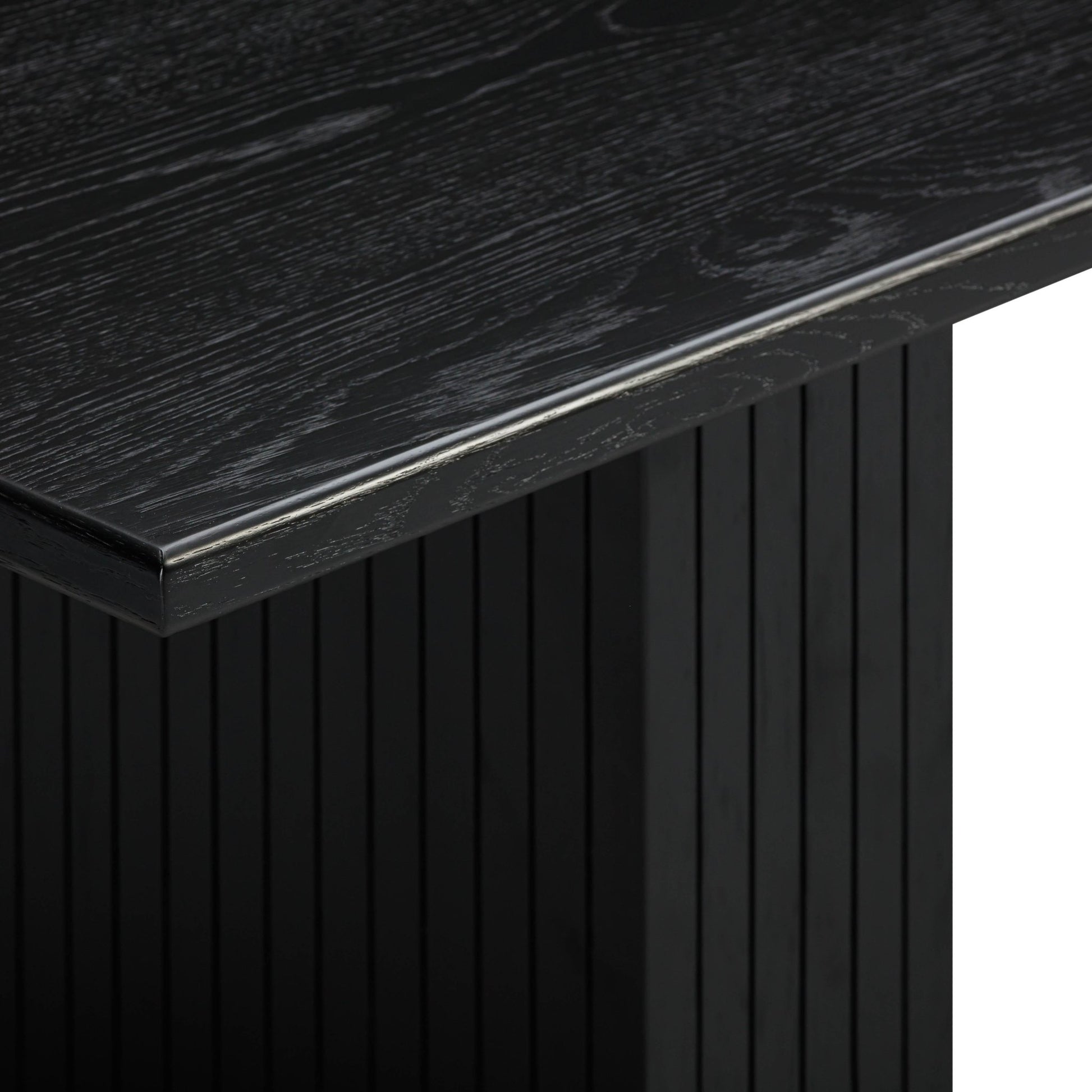 Chelsea Black Oak Rectangular Dining Table Dining Tables| TOV