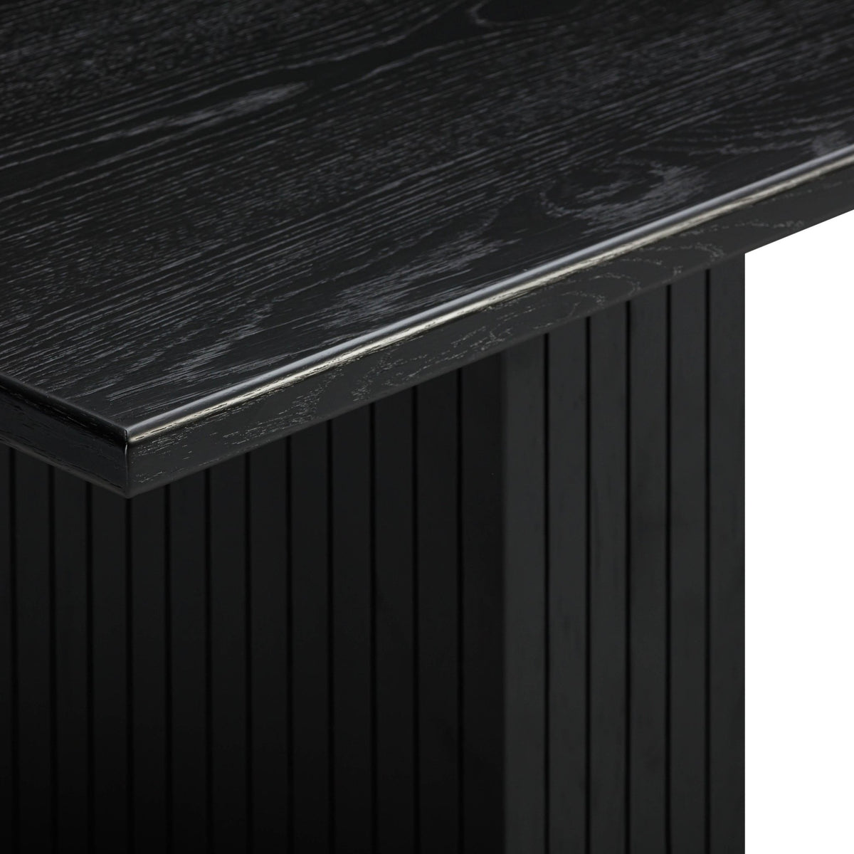 Chelsea Black Oak Rectangular Dining Table Dining Tables| TOV