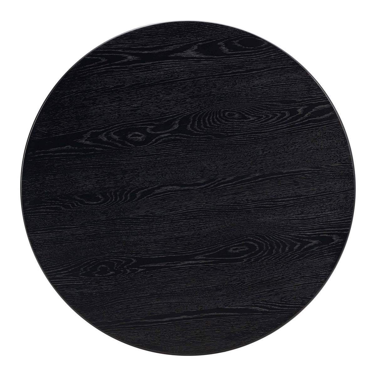 Chelsea Black Oak Round Dining Table Dining Tables| TOV