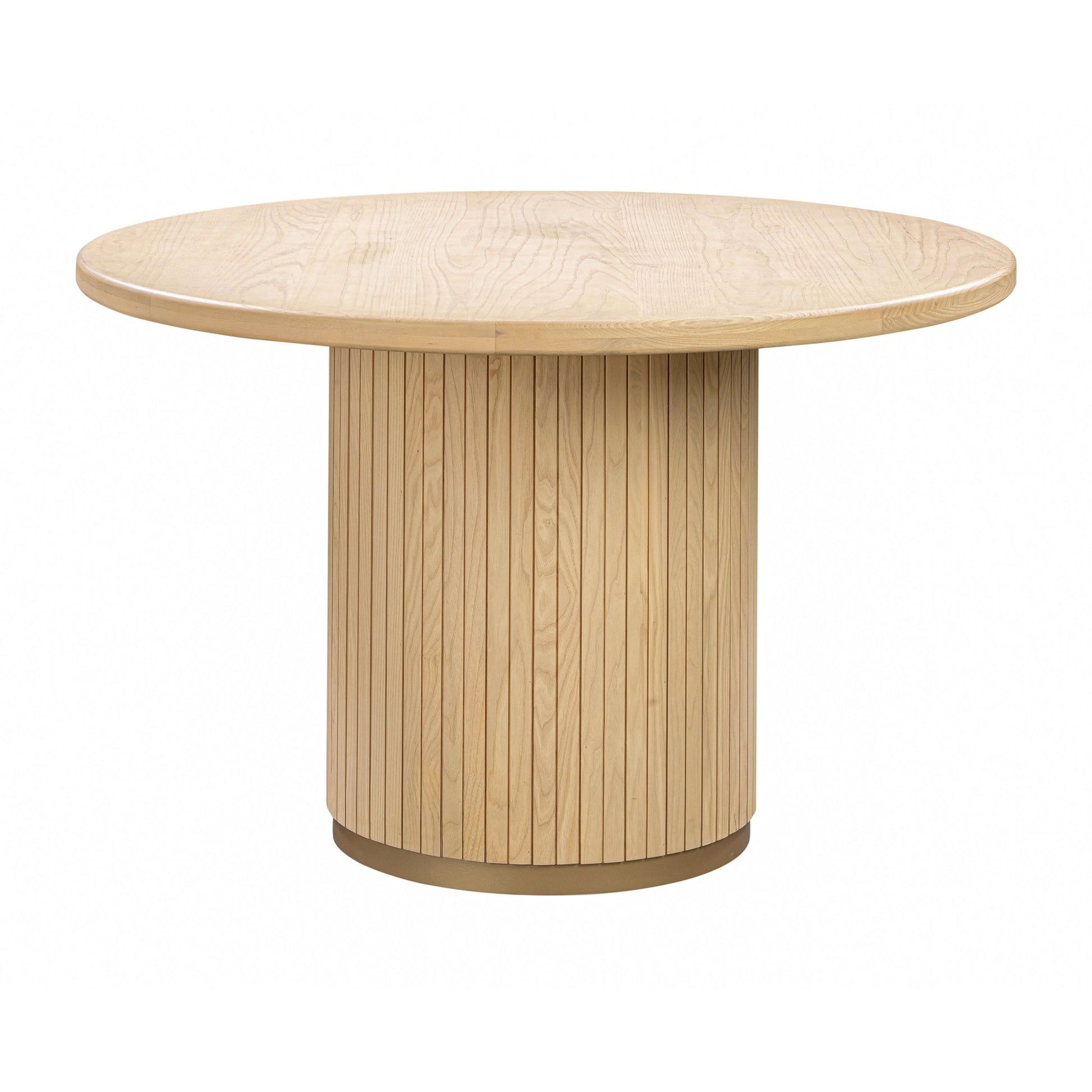 Chelsea Natural Oak Wood Round Dining Table Dining Tables| TOV