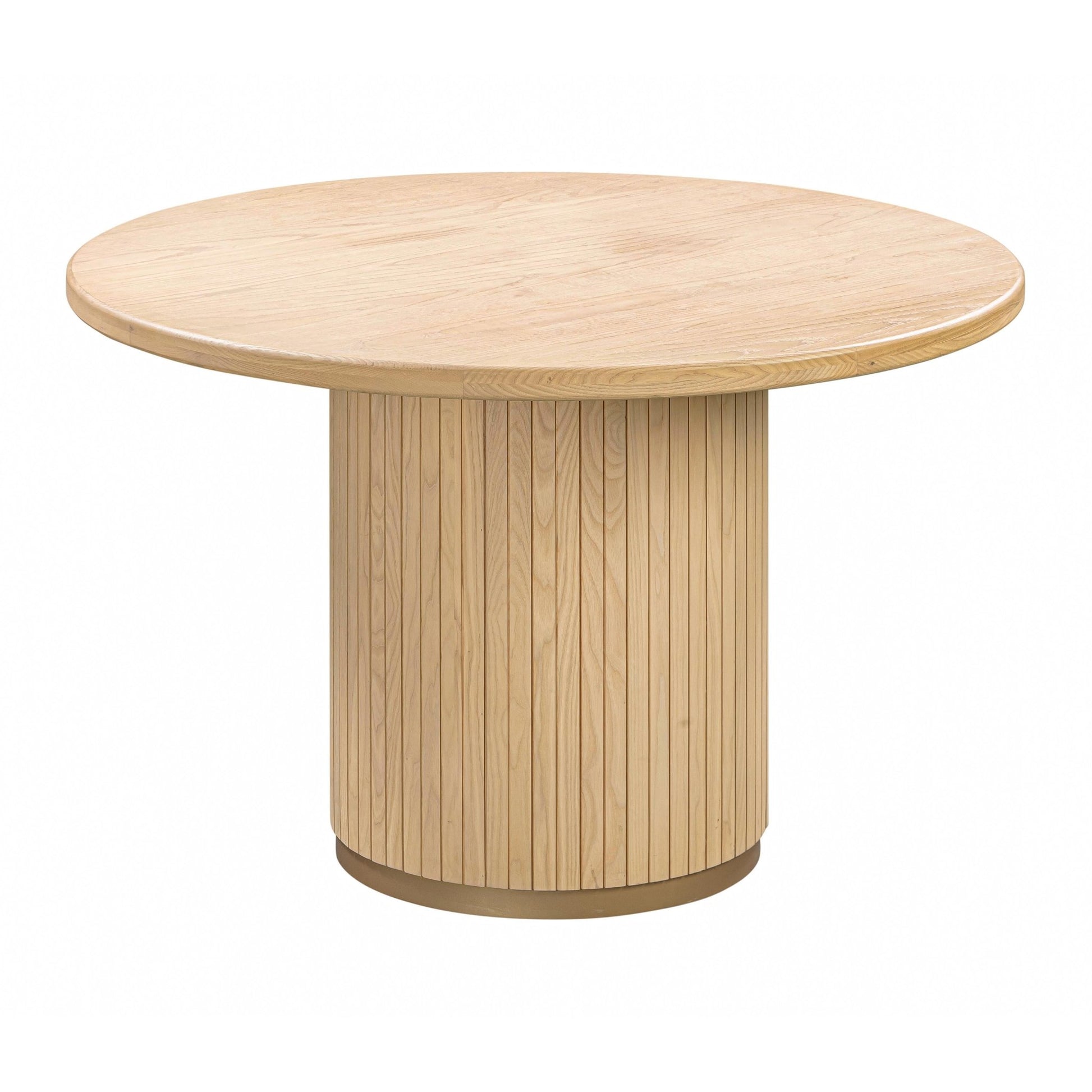 Chelsea Natural Oak Wood Round Dining Table Dining Tables| TOV