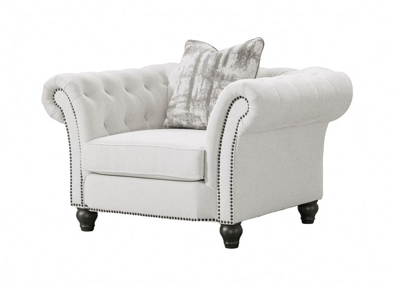 Chesterfield Cream chair - Al Rugaib Furniture