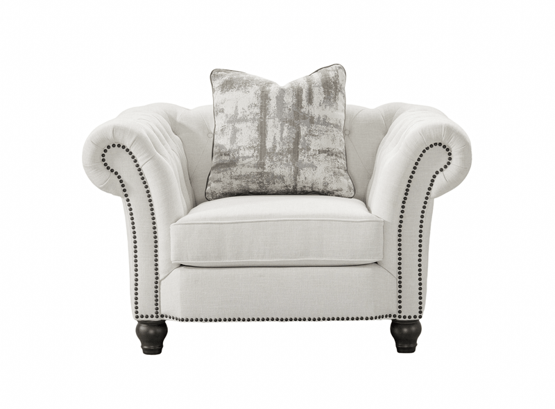 Chesterfield Cream chair - Al Rugaib Furniture