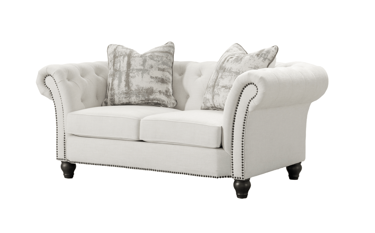 Chesterfield Cream Loveseat Sofas & Loveseats| Roots Furniture