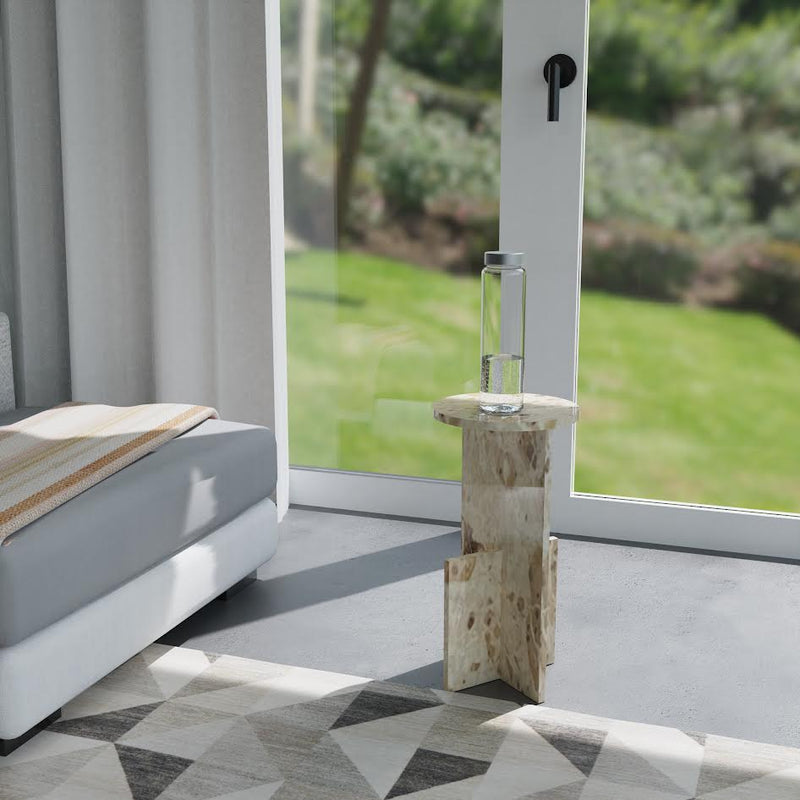 Chic MARBLE SIDE TABLE - Al Rugaib Furniture