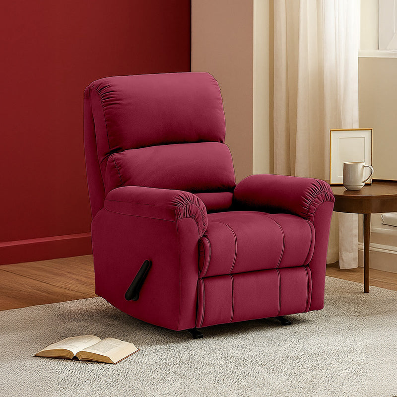 ChillSeat | Velvet Classic Recliner Chair - Al Rugaib Furniture