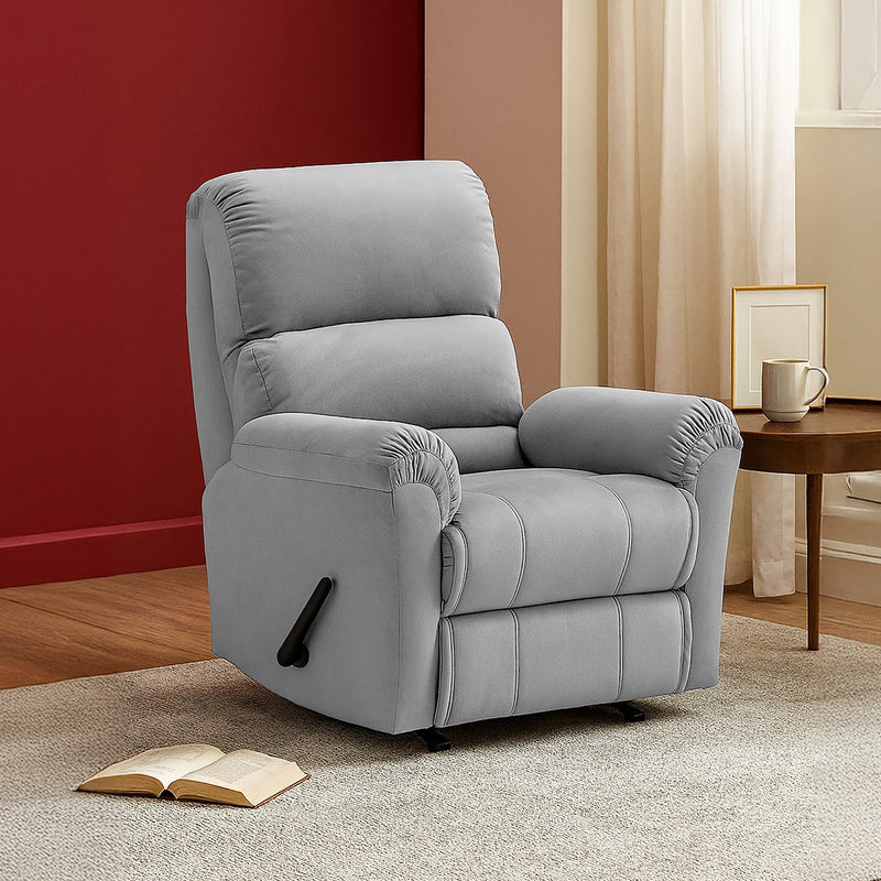 ChillSeat | Velvet Rocking Recliner Chair - Al Rugaib Furniture