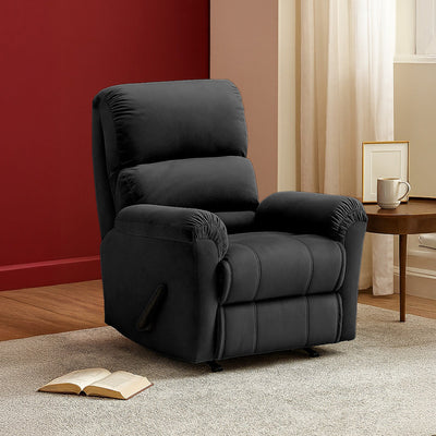 ChillSeat | Velvet Rocking Recliner Chair - Al Rugaib Furniture
