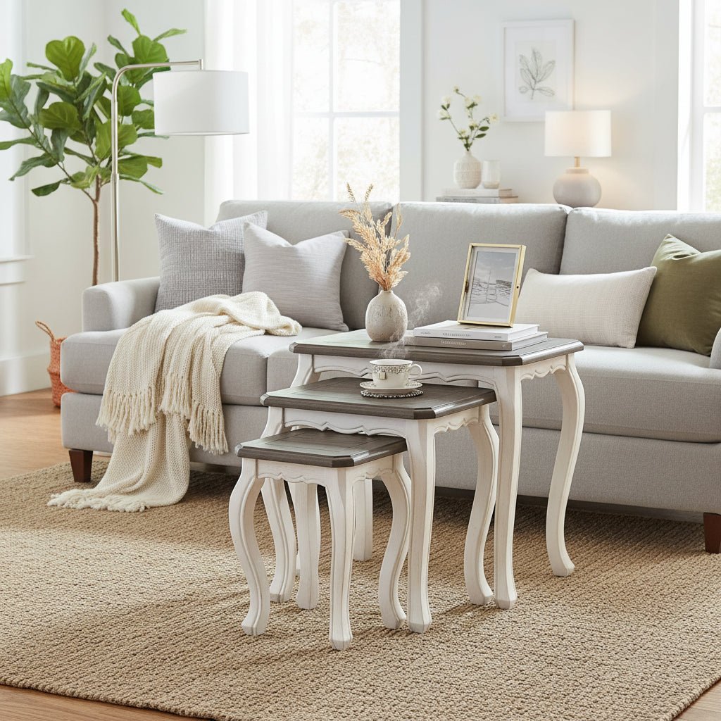 Christine S/3 Nesting table Accent & End Tables| Crestview