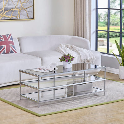 Chrome Coffee Table - Al Rugaib Furniture