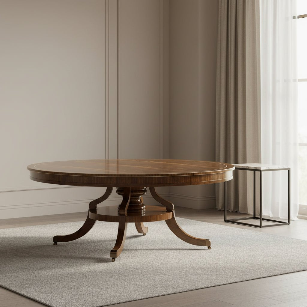 Churchman Collection - 134" Empire Imperial Mahogany Dining Table Dining Tables| Jonathan Charles