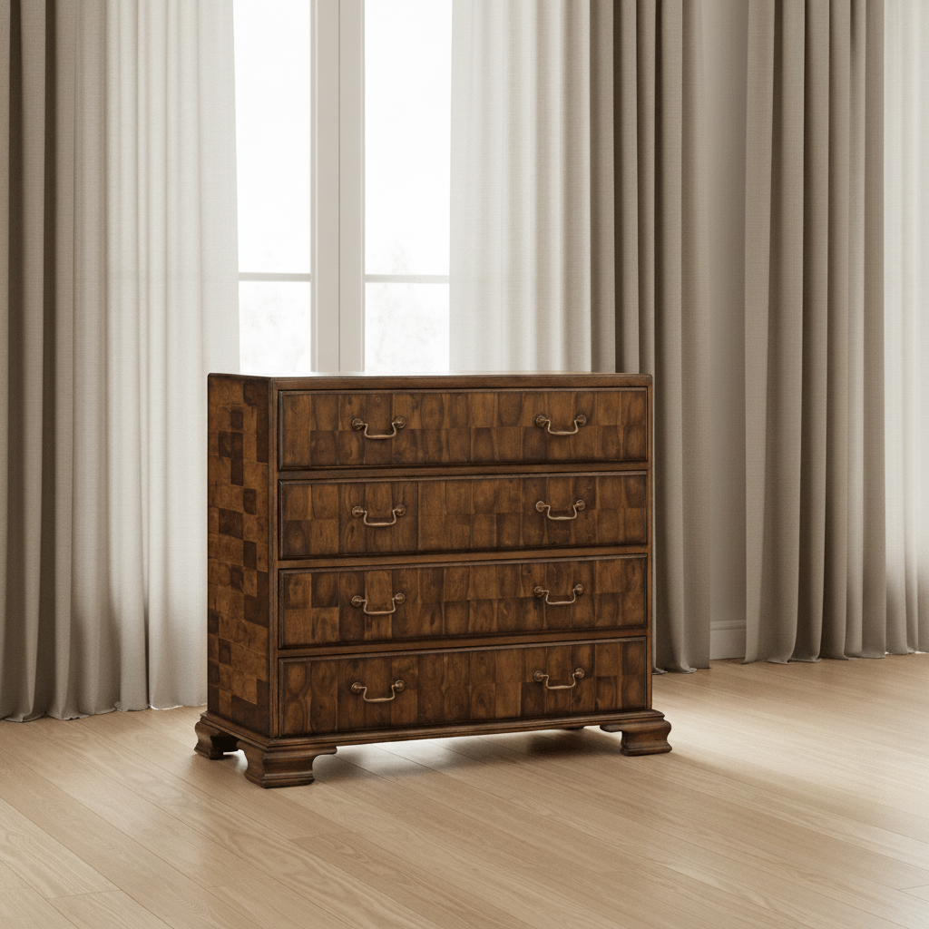 Churchman Collection - Chippendale Honey Walnut Chest of Drawers Cabinets & Chests| Jonathan Charles