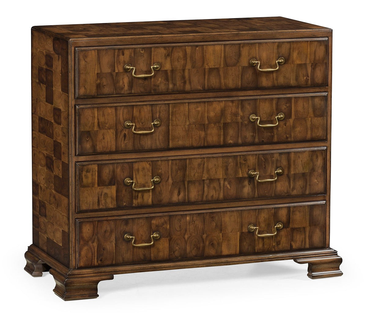 Churchman Collection - Chippendale Honey Walnut Chest of Drawers Cabinets & Chests| Jonathan Charles
