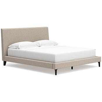 Cielden California King Upholstered Bed with Roll Slats - Al Rugaib Furniture