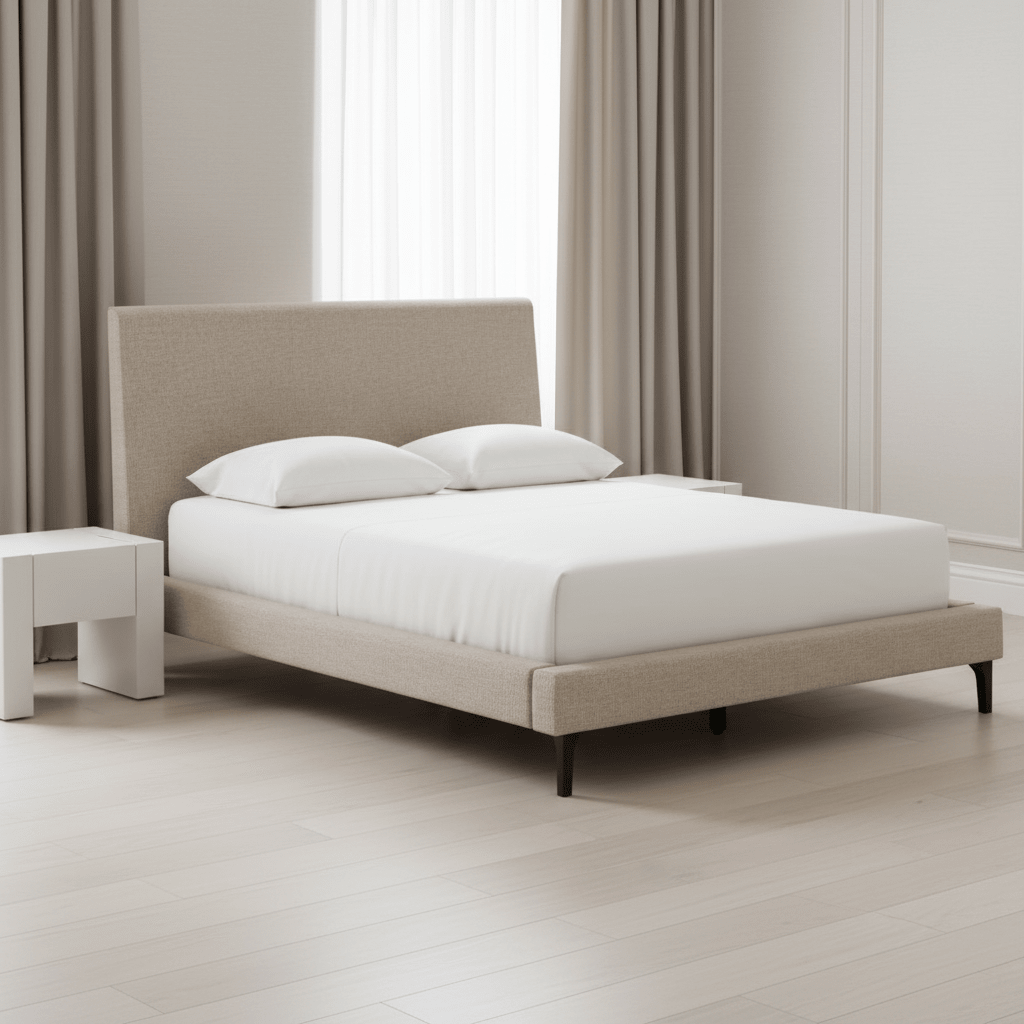 Cielden Queen Upholstered Bed with Roll Slats Beds| Ashley Homestore