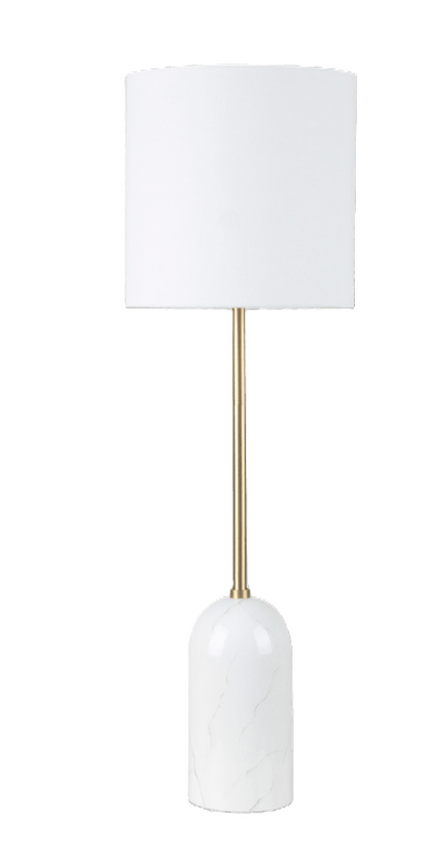 Cielo Marble table lamp - White - Al Rugaib Furniture