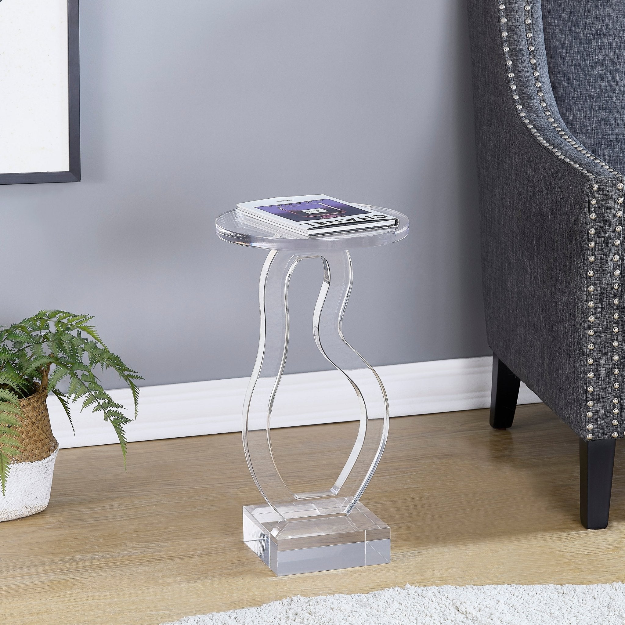 Ciera Acrylic Side Table Accent & End Tables| Roots Furniture