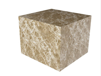 Cinnamon Marble Side Table - Al Rugaib Furniture