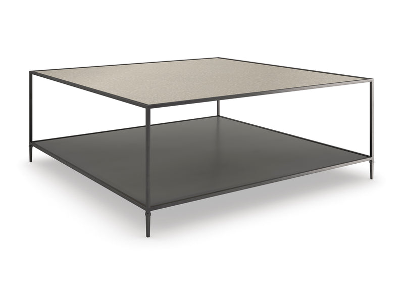 Caracole Classic - Smoulder Square Cocktail Table