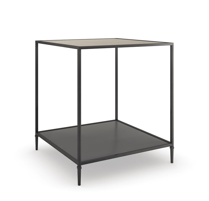Caracole Classic - Smoulder Square End Table