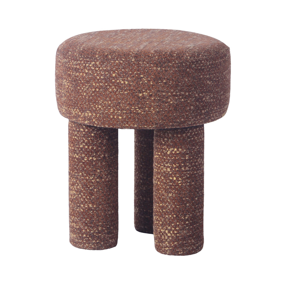 Claire Sedona Brown Knubby Stool Stools| TOV
