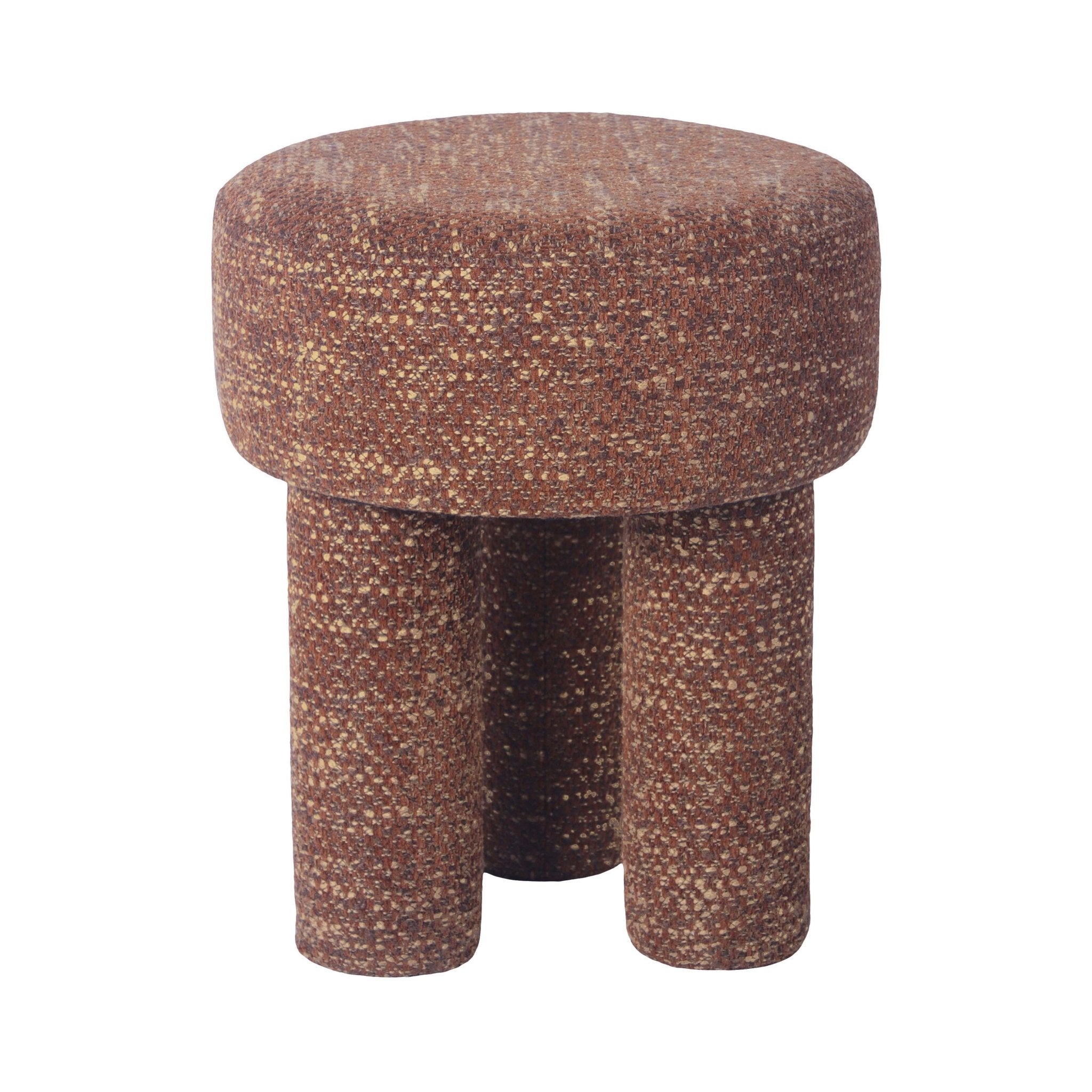 Claire Sedona Brown Knubby Stool Stools| TOV
