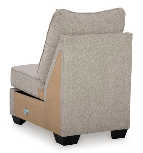 Claireah Armless Chair - Al Rugaib Furniture