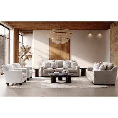 Clara Oatmeal Living Room Set - Al Rugaib Furniture